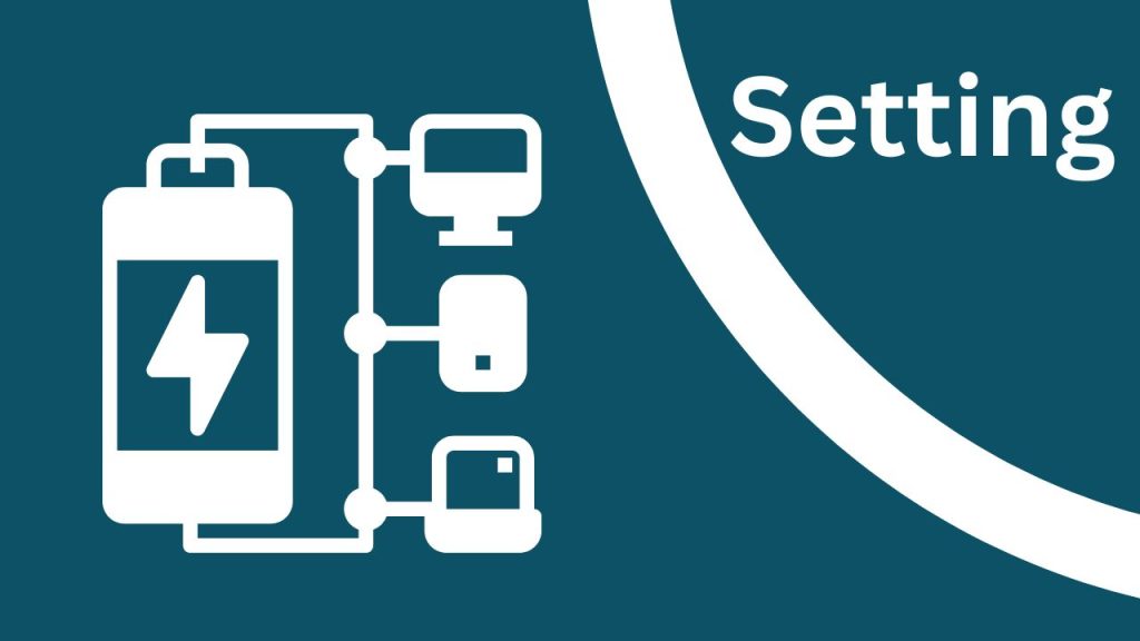 battery charger setting