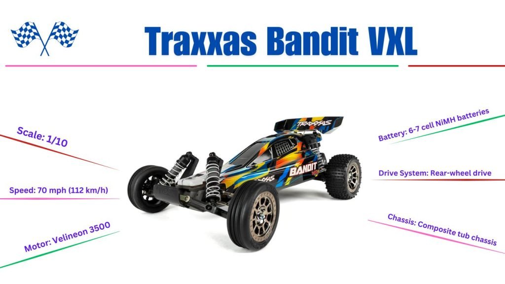 Traxxas Bandit VXL rc car