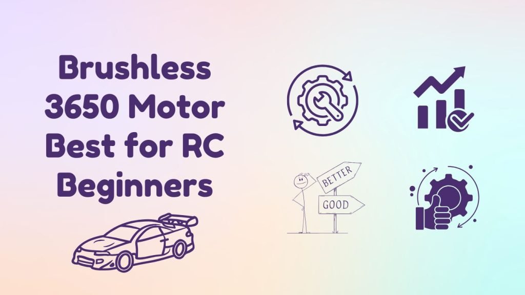 Brushless 3650 Motor Best for RC Beginners