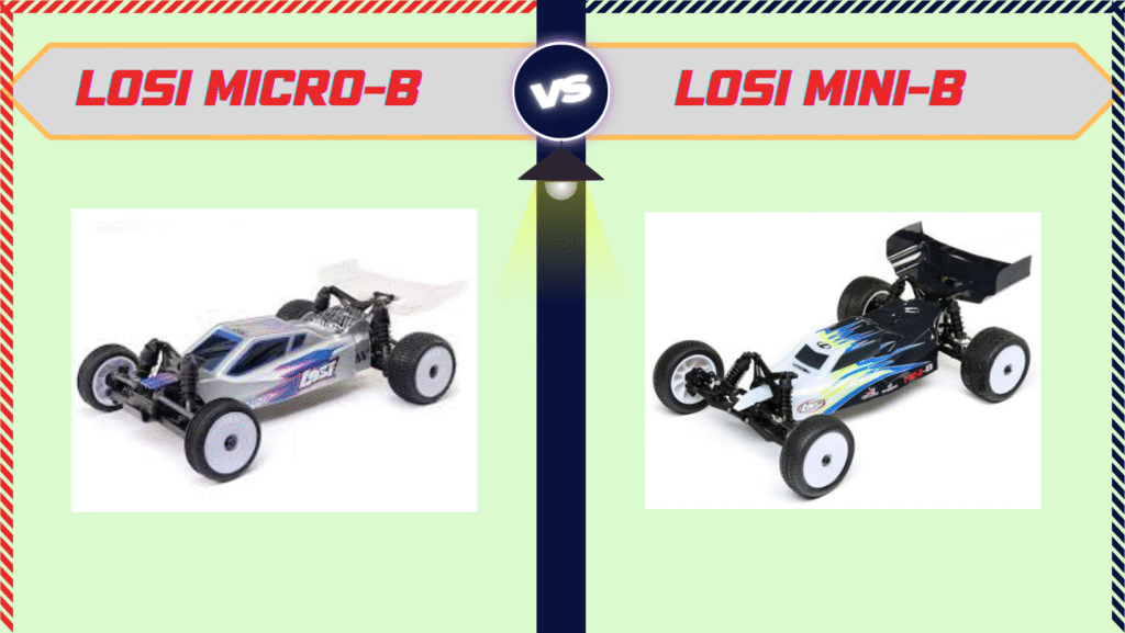 RC Car Losi Micro-B vs Losi Mini-B